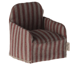 Maileg - fotel dla myszek , Mouse Chair Stripe