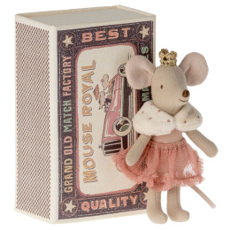 Maileg Myszka -Księżniczka, młodsza siostra w pudełku