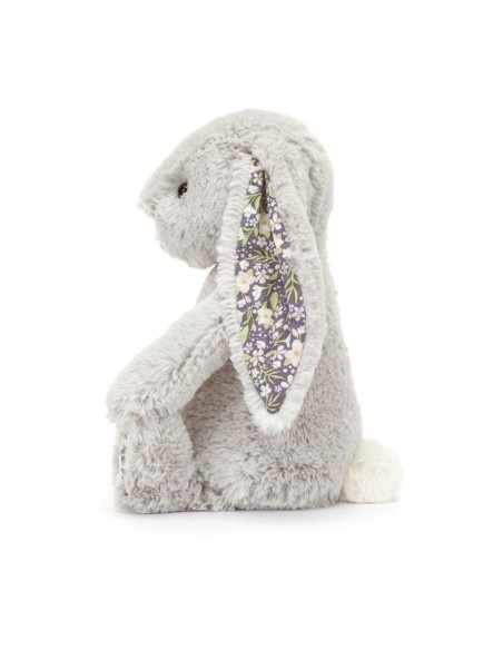 Jellycat London Króliczek z Kwiecistymi Uszami Srebrny „Bloom” 31 cm