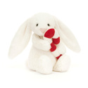 Jellycat - Wesoły Króliczek z cukierkową laską 18cm