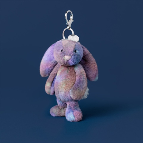 Jellycat London Breloczek Króliczek LUX Galaktyczna Mgła 18 cm