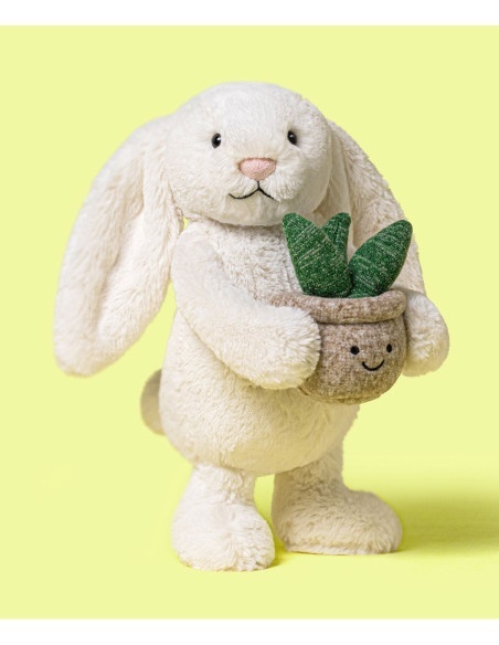 Jellycat London Króliczek Kremowy z Aloesem 31cm