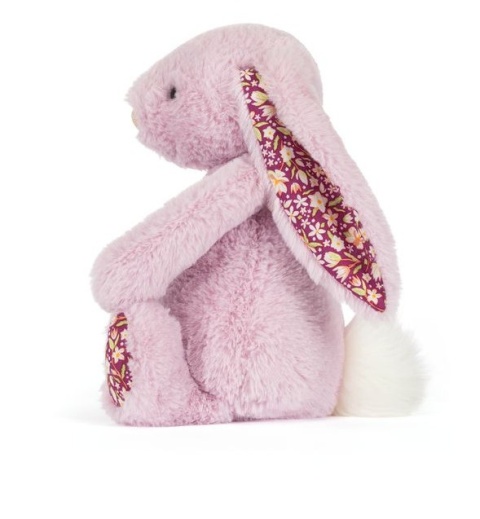 Jellycat London Króliczek LUX Liliowy z Kwiecistymi Uszami 31 cm
