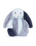 Jellycat London Króliczek Puddlesea Niebieski 31 cm