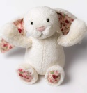 Jellycat London Króliczek z Kwiecistymi Uszami Kremowy „Berry” 31 cm