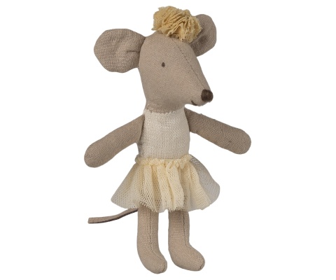 Maileg Myszka baletnica złaman biel , Mała siostrzyczka