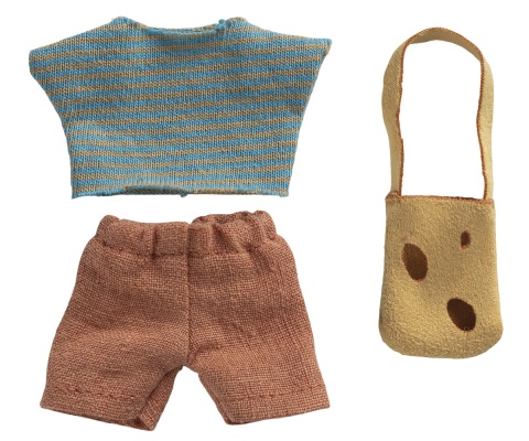 Maileg Myszka z torbą mały brat