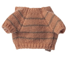 Maileg Sweter dzianinowy dla Szczeniaka koralowy