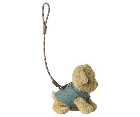 Maileg Szelki i smycz dla zwierząt - Ciemna mięta