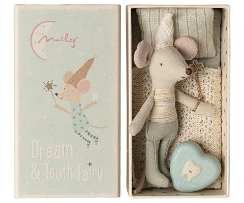 Maileg Wróżka Zębuszka Mały braciszek w pudełku zapałek